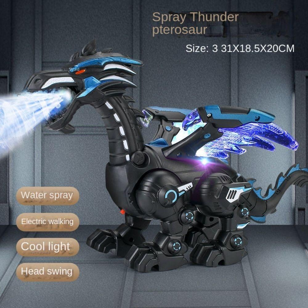 Animal Model Spray Dragon Kids Toys Mechanical Simulation Spray Dragon Toy  Kids