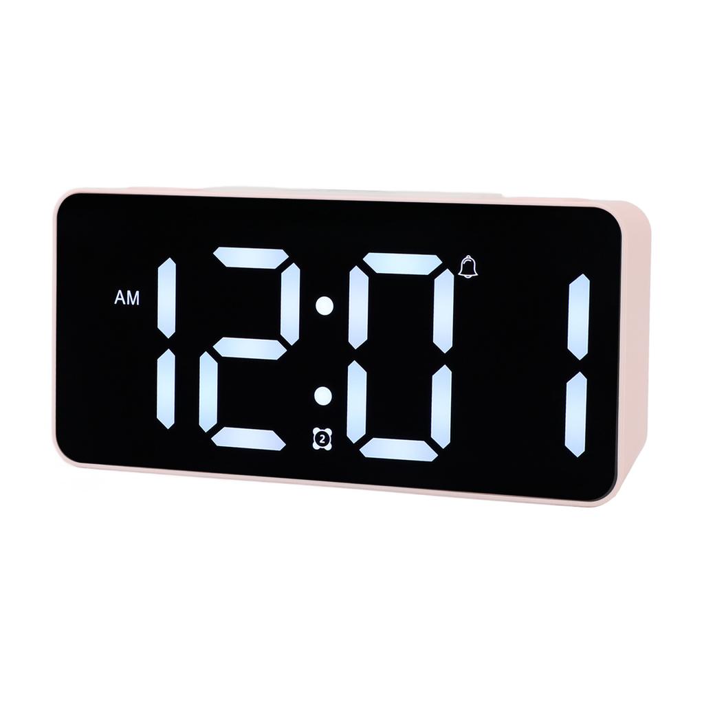 Bardzo głośny budzik z wibratorem pod łóżko Duży wyświetlacz LED Budzik wibrujący z kablem