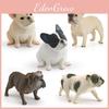 Realistisches Französische Bulldogge PVC Sammlermodell für Heimdekoration und Hundeenthusiasten