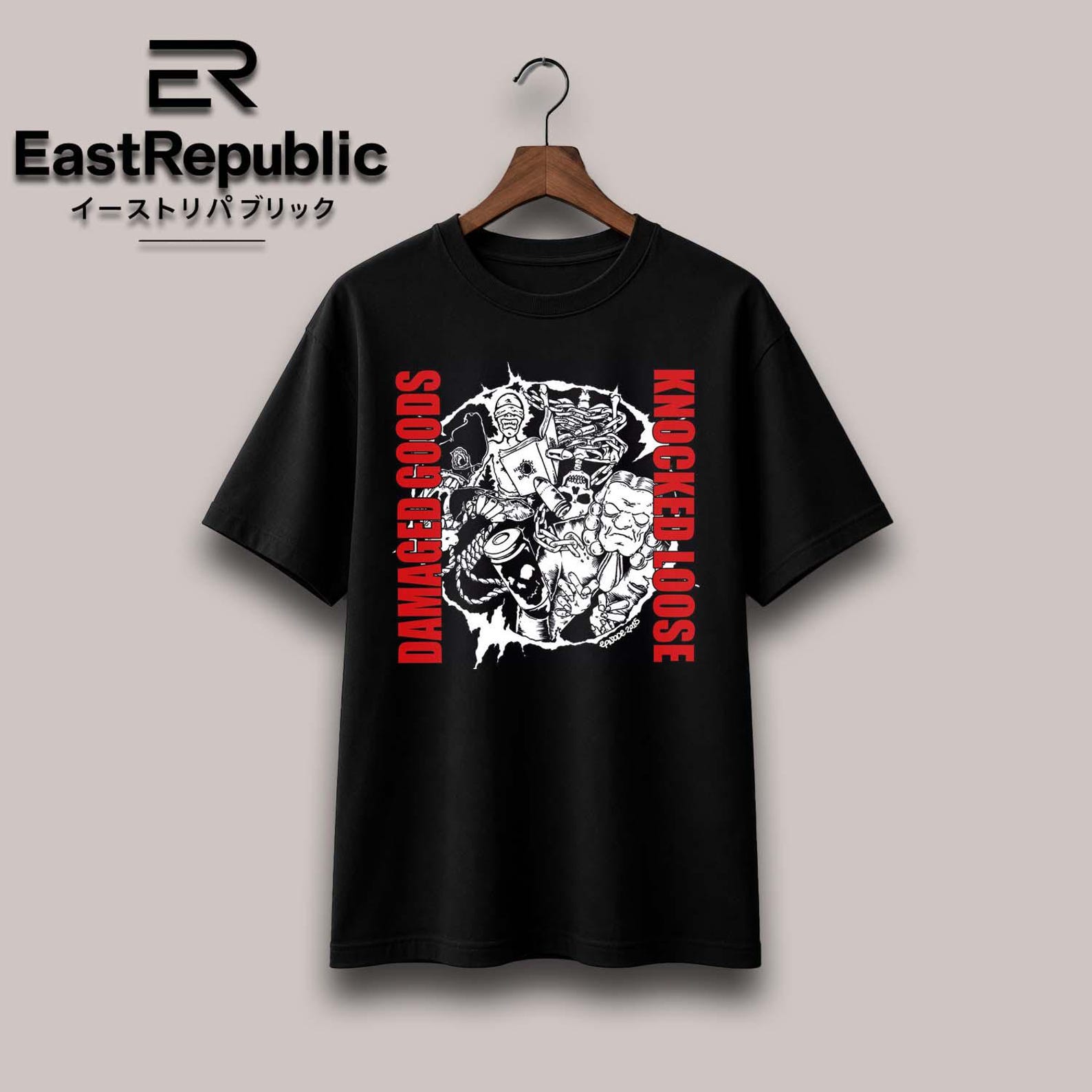 Knocked Loose T shirt - Unisex Music Band Merch - Hardcore Punk Apparel Gift - Metalcore Style Tee - Knocked Loose Poster L