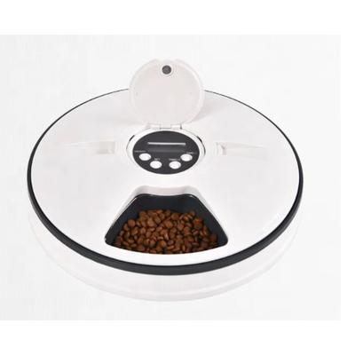 Automatischer Katzenfutterspender, programmiert, zeitgesteuert, 6 Mahlzeiten, Futterspender