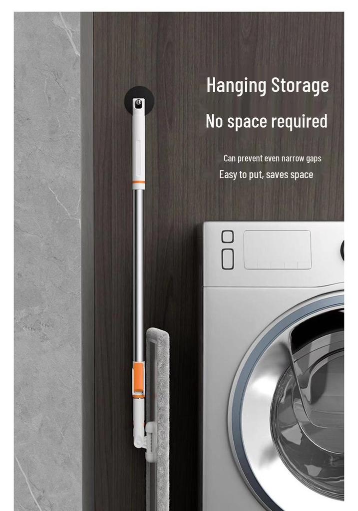 60cm Large Aluminum Plate Lazy Flat Mop for Wood Floors - Labor-Saving Design.