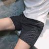 New Summer Fashion Trendy Men's Casual Sports High Waist Slim Fit Stripe Print Oversize Versatile Simple Super Shorts