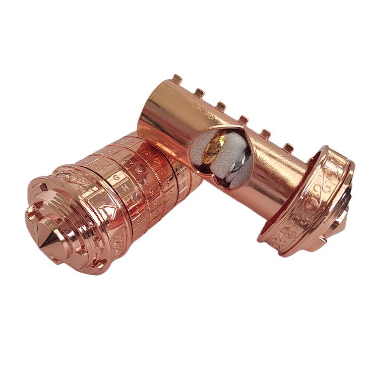 Da Vinci Code Cylinder Lock: Valentine's, Christmas, Birthday Decryption Gift