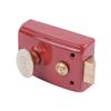 999 Brand Red Pin Tumbler Lock - Single Latch Anti-theft Door Lock for Indoor/Exterior Iron or Wooden Doors