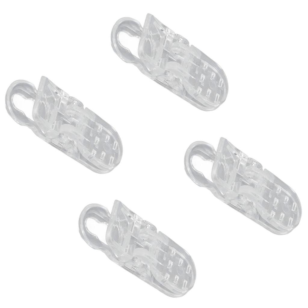 20PCS Anti Lost Lanyard Clip Transparentní Vícenásobné použití Velká lanová spona pro přístupovou konferenční kartu