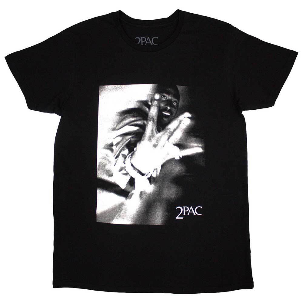 Tupac Fingers T-Shirt Black New Unisex T-Shirt S