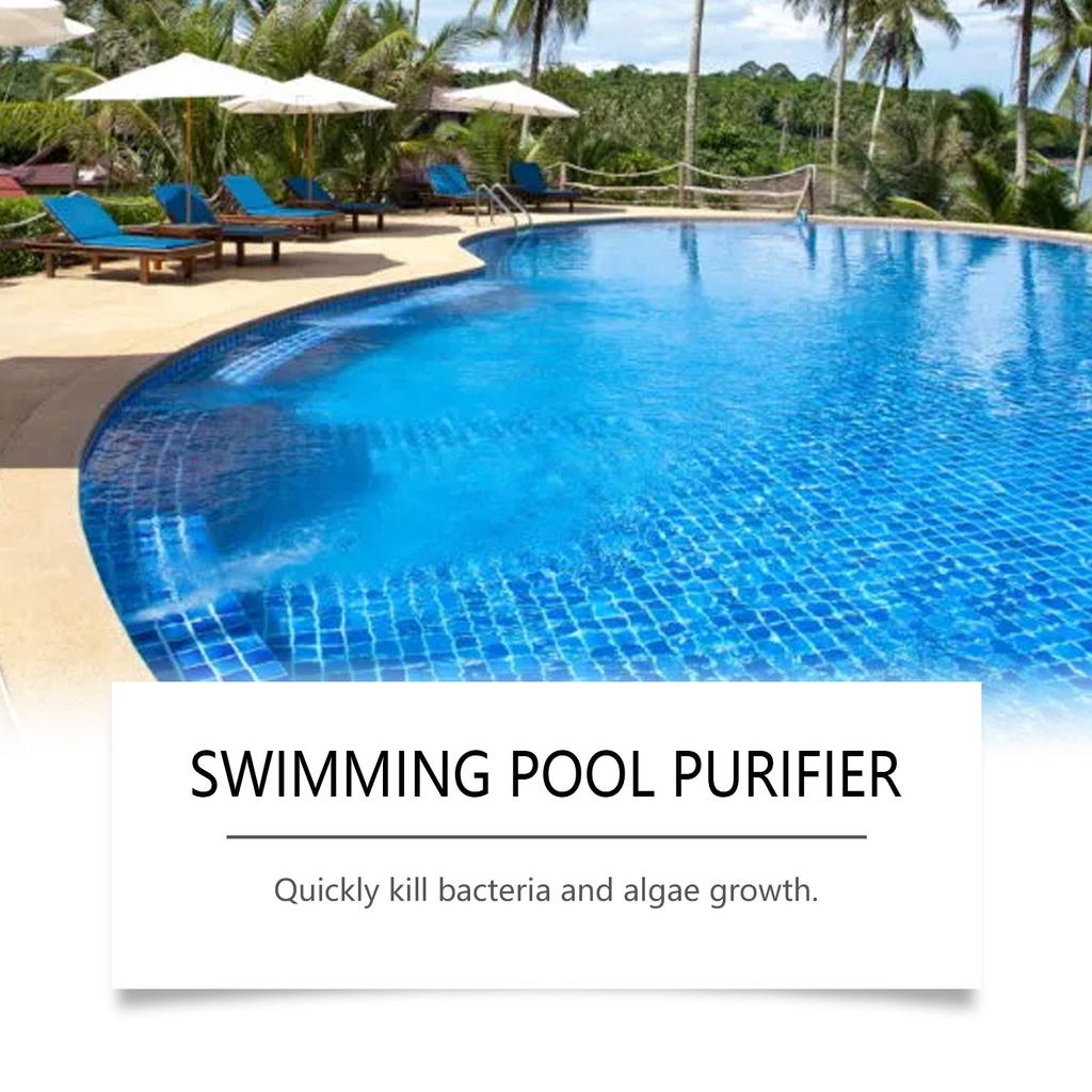 Pool Clarifier Liquid, Water Clear, Odorless, Fast Dissolving, Cleans Dirt, for Pool Spa Hot Tub