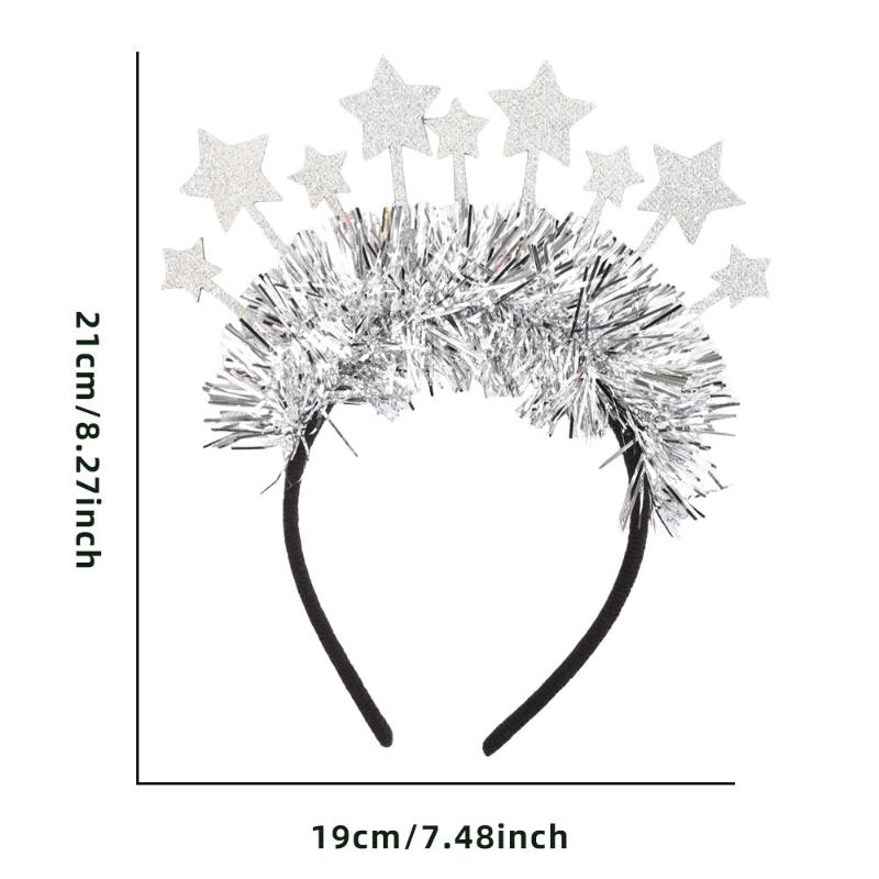 New 2027 New Year Headband Christmas New Year'S Eve Party Headgear Internet Celebrity Photo Props Children Adult Headnamd