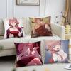 Aru Game Blue Archive Pillow Case Fashion Square Pillowcase Bedroom Sofa Room Ins Decoration Leisure