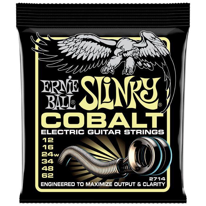 Jeux De Cordes Pour Guitare Électrique - ERNIE BALL - 2714 - Cobalt - Tirant 12-62 - 6 Cordes