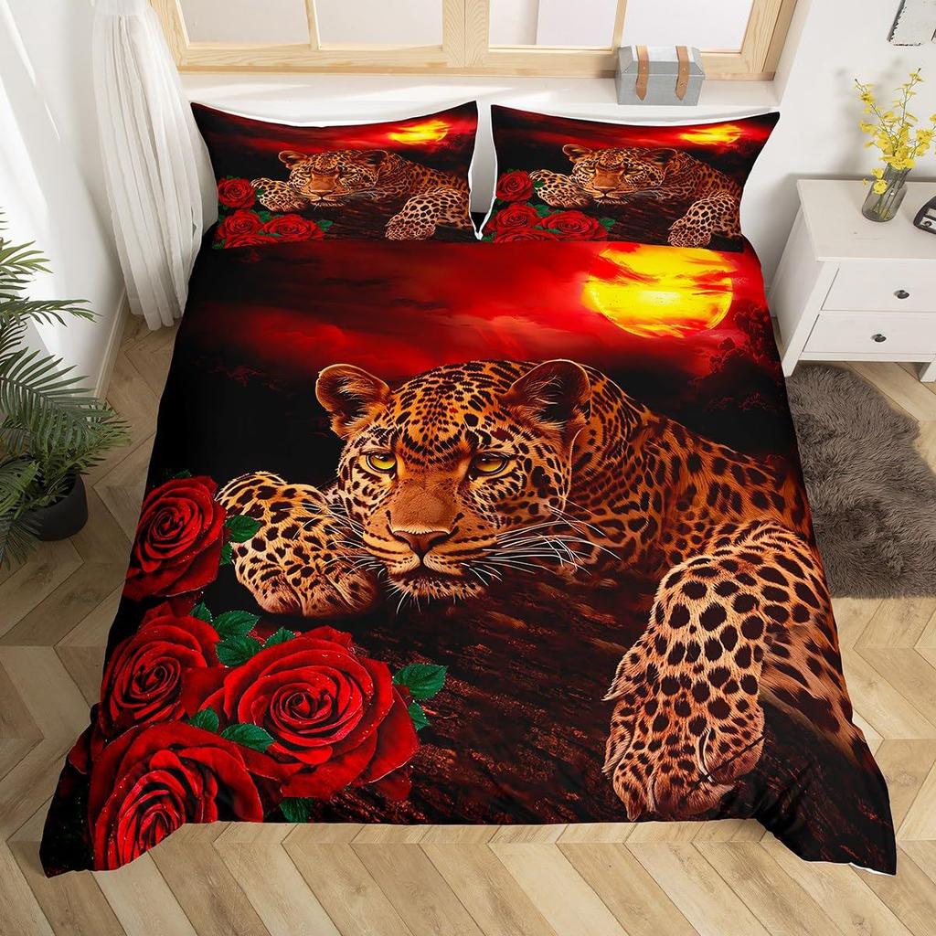 Competitive Sports Boxing Game Three-Piece Quilt Cover Digital Printing Bedding Set Bed Cover