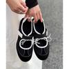 Shallow Bow Mary Jane Women 2025 New Fashion Versatile Velcro Casual Sneakers