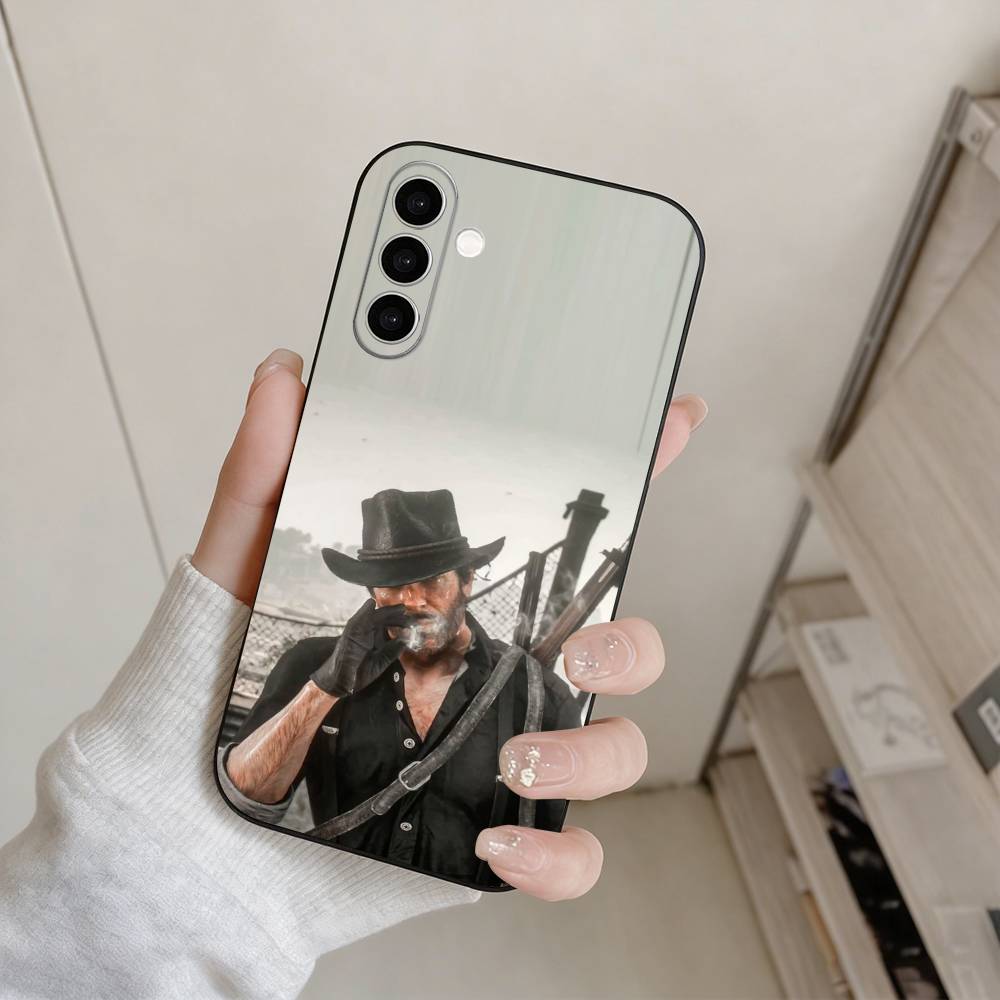 RDR2-Arthur Morgan Phone Case For Samsung Galaxy A73,A72,A71,A70,A53,A52,A51,Others Soft Black Cover