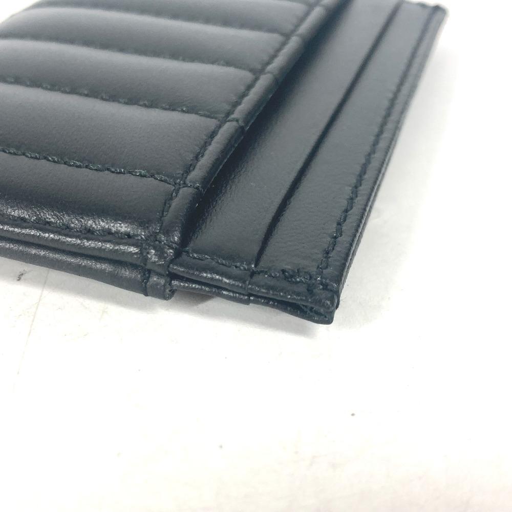 BURBERRY 8064827 TB logo Business Card Holder Card Case Leather Black Unused