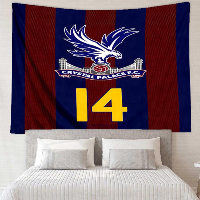 1PC Crystal Fc Crest Printed Tapestry Room Decoration Wall Hanging for Living Room Bedroom, dormitory, Birthday and Christmas gifts