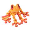 3D Printed Magnetic Frog Toy Movable Joints Frog Fridge Magnet Articulated Poseable Frog Model