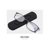 Metal anti-blue reading glasses men and women high definition elderly reading glasses portable mobile phone holder paper reading glasses