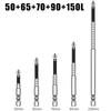 6Pcs/pack High Strength Alloy Steel Screwdriver Bits Set Rust Resistant for Furniture Assembly and Various Repair Needs