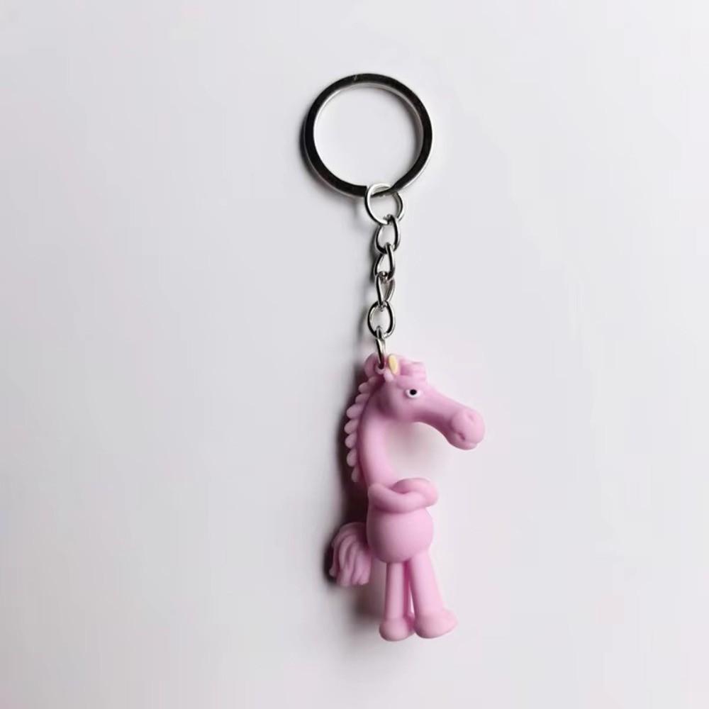 Chinese Mascot Dolls Horse Pendant Keychain The Chosen Black Horse Bag Pendant  Christmas Gifts