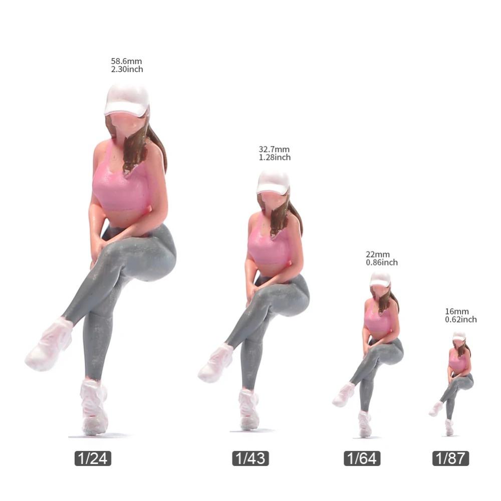 Painted Miniatures 1/64 1/87 1/43 1/24 Movies Character Female Male Scene Accessories Props Figures Model For Cars Vehicle