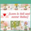Blocos de Construção Criativos de Plantas e Flores Para Crianças Brinquedo Puzzle DIY Presente Para o Dia dos Namorados Estilo Girassol