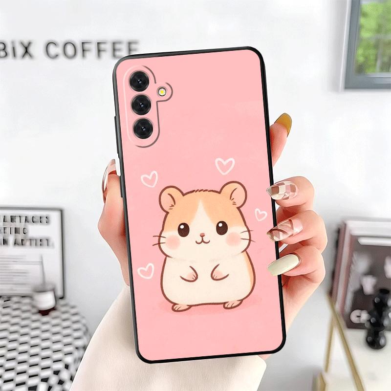 

Cartoon Cute Hamster Soft Phone Case for Samsung A17 A37 A57 A16 A26 A36 A56 A15 A25 A35 A55 A14 A24 A34 A54 A13 A23 A33 A53 A52 Samsung A17