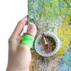 Thumb-Style Directional Compass with Map Scale - Quick North Alignment