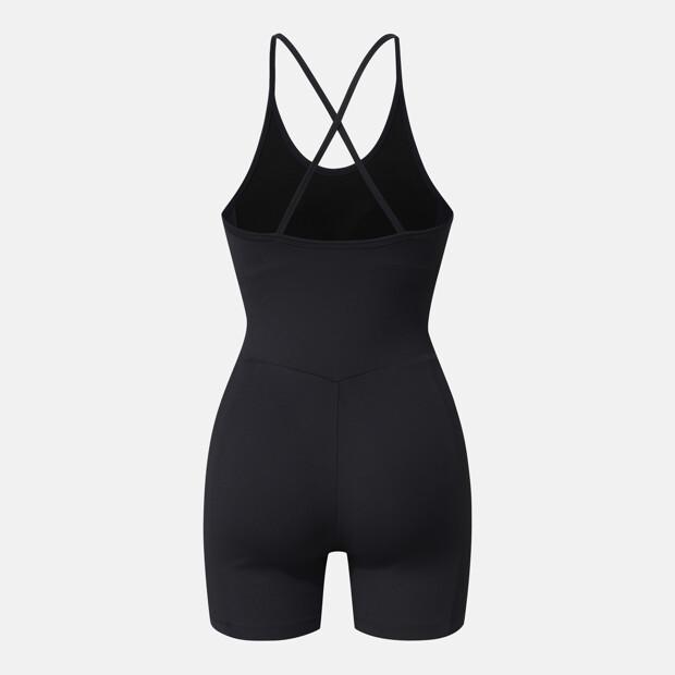 Descente Women'S Gym Fit Bodysuit Black Sr122Pjs11