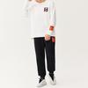 Fila Mihara Yasuhiro Collaboration Logo Round Neck Loose Long Sleeve T-Shirt Men Tops White F71M118207F-WT