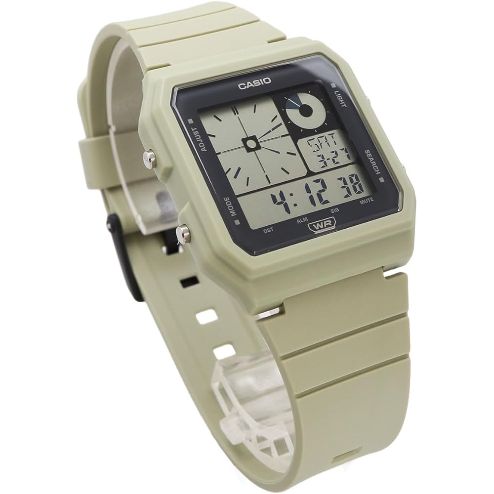 Casio LF-20W-3A Unisex Digital Analog Watch Light Moss Green Standard Model