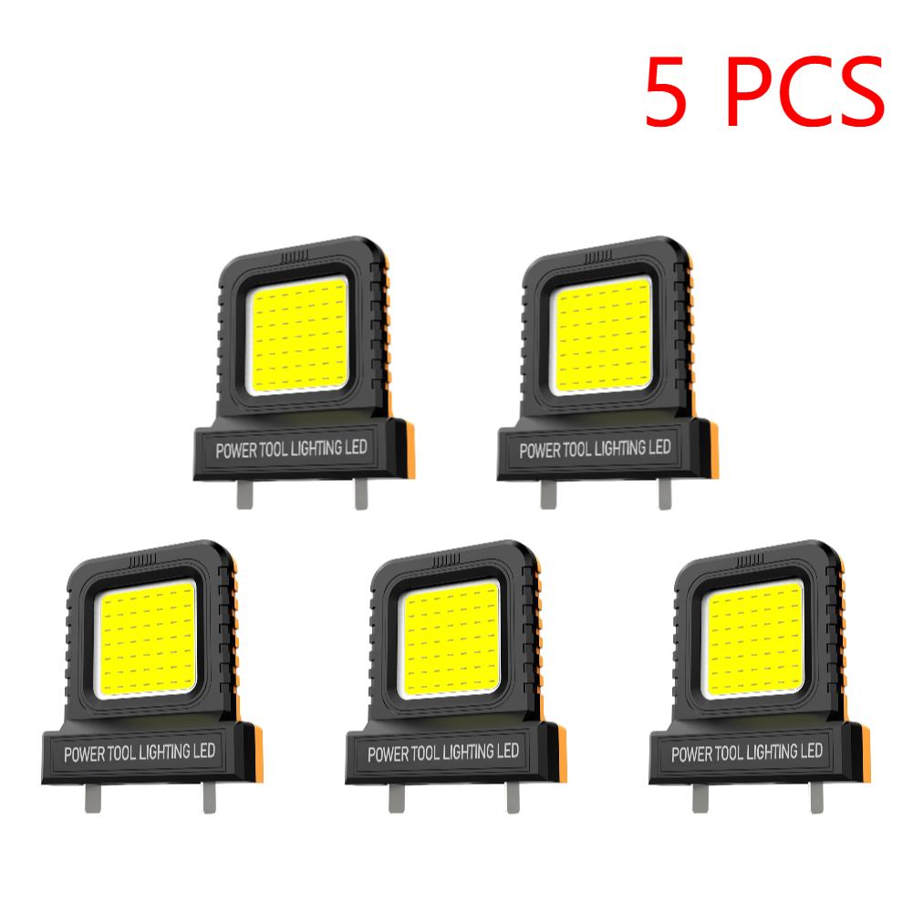 1-10PCS Power Tool Accessories LED Work Light for Makita for Milwaukee for Dewalt for Dayi Lomvum Zhipu 20V-21V Lithium Battery