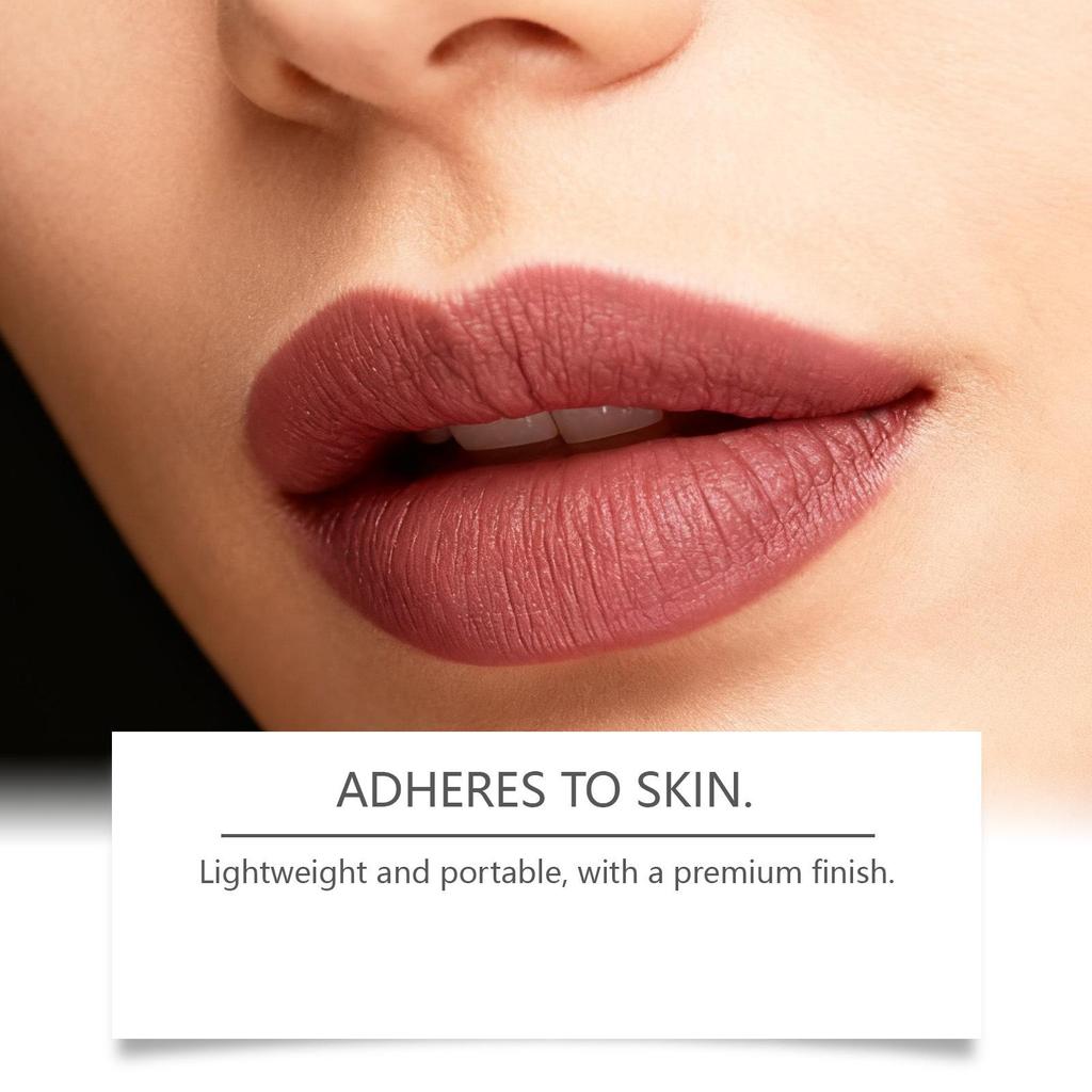 Cherry Red Matte Lip Liner: Smooth, Multi-functional, Portable Pencil for Natural, Easy-to-Apply Color
