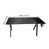Computer Desk Non Slip Gaming Table 1.4m with Big Mouse Pad Water Cup Holder Earphone Hook