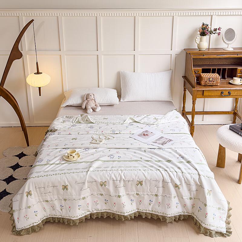 

Princess Lace Washed Cotton Soy Fiber Quilt