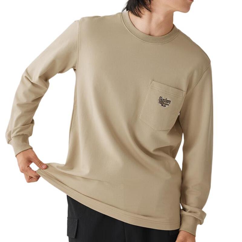 Skechers Sports Alliance Series Soft Comfortable Versatile Letter Sweatshirt Unisex Sweatshirt L325U033-028R