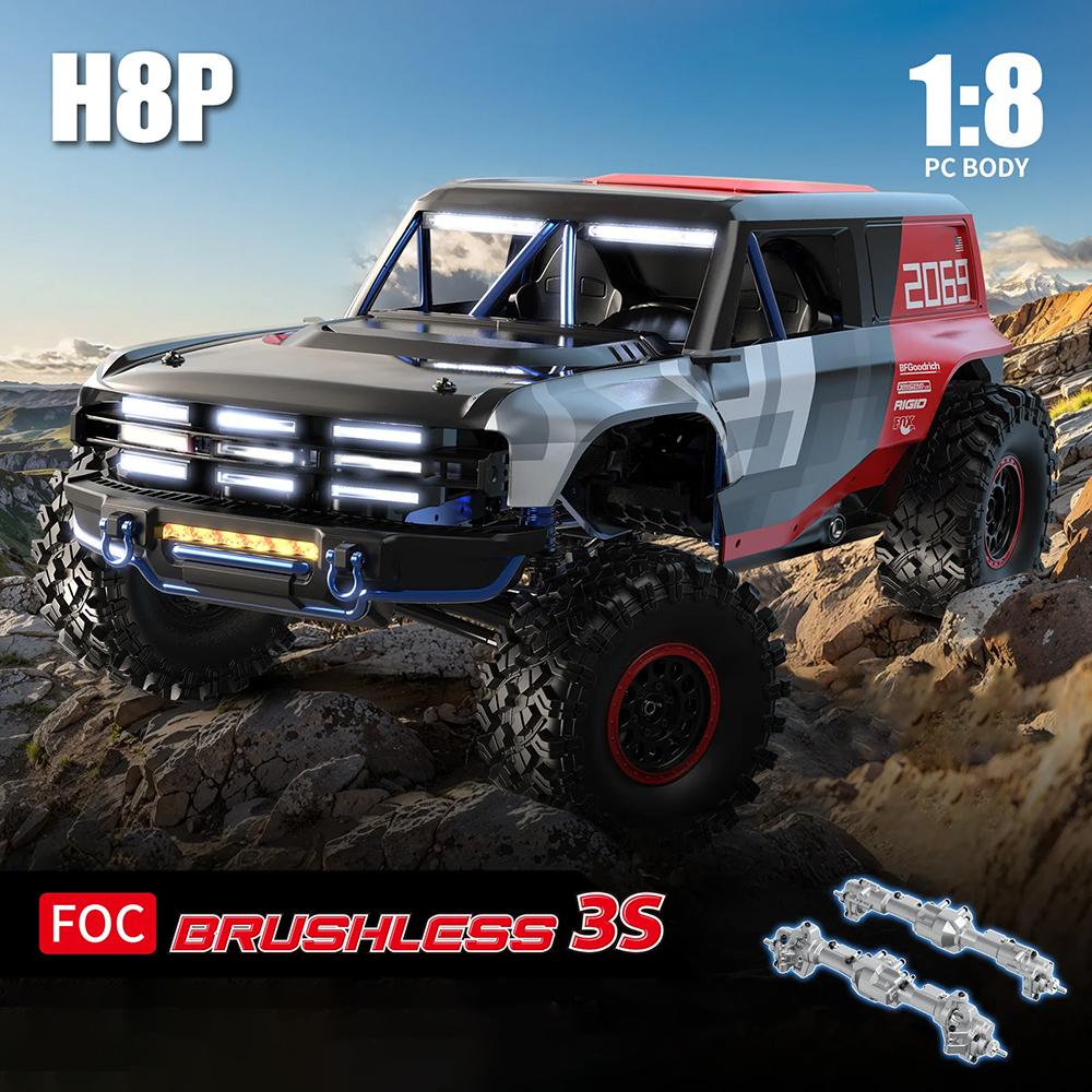 

MJX H8P 3S Бесколлекторный RTR 1/8 RC Электрическая Модель Автомобиля на Радиоуправлении Монстр Внедорожник Багги Детские Игрушки