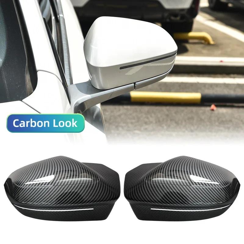 For BMW 5 7 I5 I7 Series G60 G61 G68 G70 M5 G90 Black M Look Rearview Mirror Cap Wing Side Mirror Cover Left Hand Drive -up