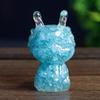 Crystal Resin Animal Figurine With Colorful Shells For Home Decor And Gift Giving