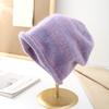 Knitted warm hat women's autumn and winter fashion gradual change color wool cover ear protection confinement hat cold