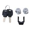 1 Set Complete Cylinder And Keys Universal Zinc Alloy Top Case Lock Kit Fits For Most 25-100 Liter Motorcycle Boxes