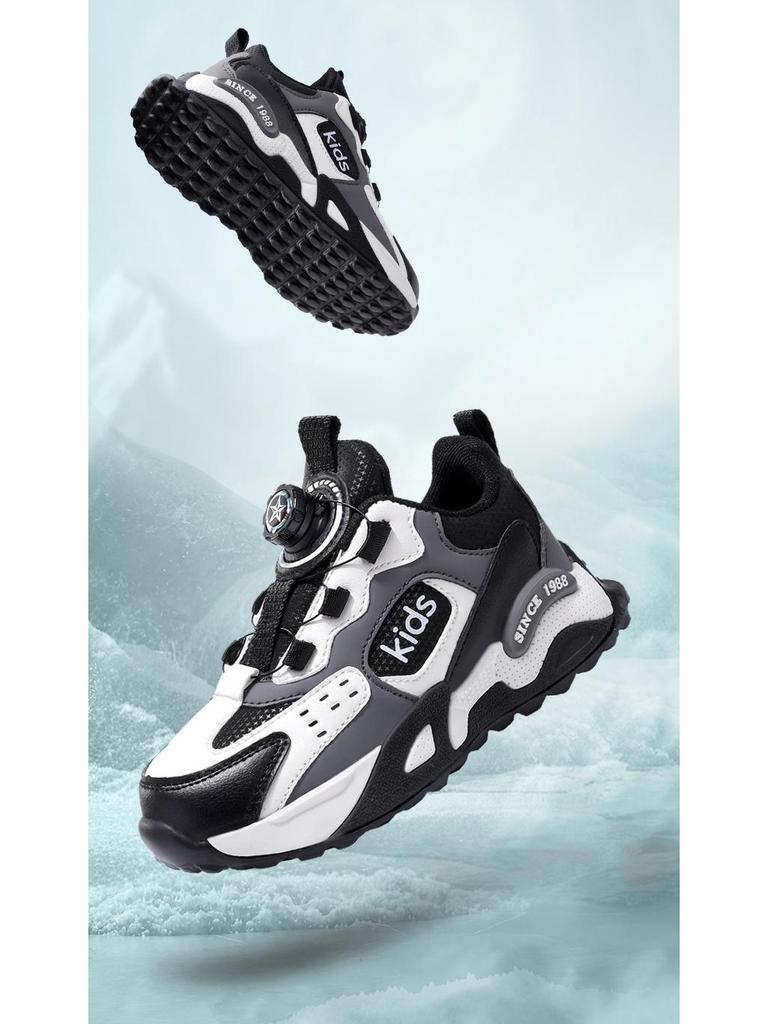 2025 Winter Velvet-Lined Girls' Sports Shoes: Warm, Comfortable, Thickened Cotton Design