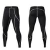 Herren Fleecegefütterter Kompressionsanzug: Warme, schnelltrocknende Basisschicht zum Laufen und Trainieren
