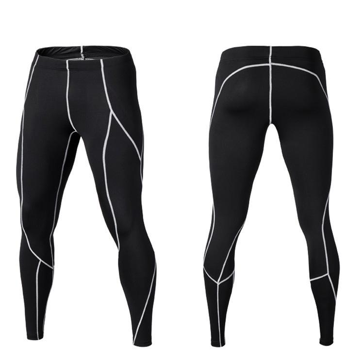 Herren Fleecegefütterter Kompressionsanzug: Warme, schnelltrocknende Basisschicht zum Laufen und Trainieren