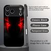 Cool Horror Red Demon Eyes fashion phone cases phone case fundas Glass Phone Case for iPhone 17 16 15 14 13 12pm Pro Plus