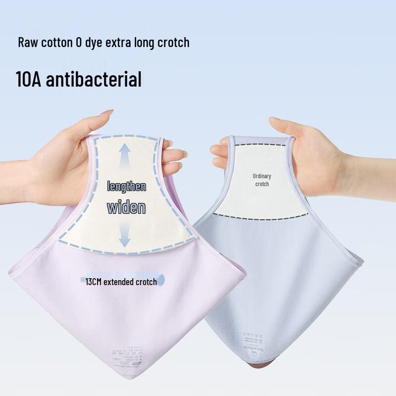 SecretWorld Women's 7A Antibacterial Cotton Underwear Multipack