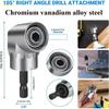 105 Degree Right Angle Drill Corner Tool Screw Hub Bend Screwdriver Bit Attachment Screw Hub Conversion Head for Electric