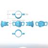 1Pcs Narrow Baby Feeding Bottle Holder Grips Silicone-Bpa-Free Bottle Handles For Baby Easy-Grip Transitional Sippy Cup Handles