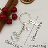Vintage Tree of Life Alloy Pendant Keychain - Thanksgiving Holiday Gift & Decoration