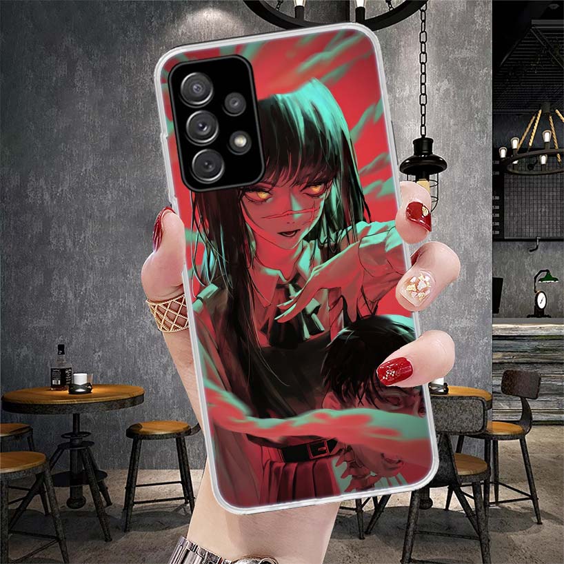 C-Chainsaw Mans Yoru War Devil Soft Phone Case For Samsung Galaxy S22 S23 S24 S25 Edge S26 Ultra S20 FE S21 Plus + Fundas Coque